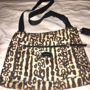 Coach canvas Tote with animal print